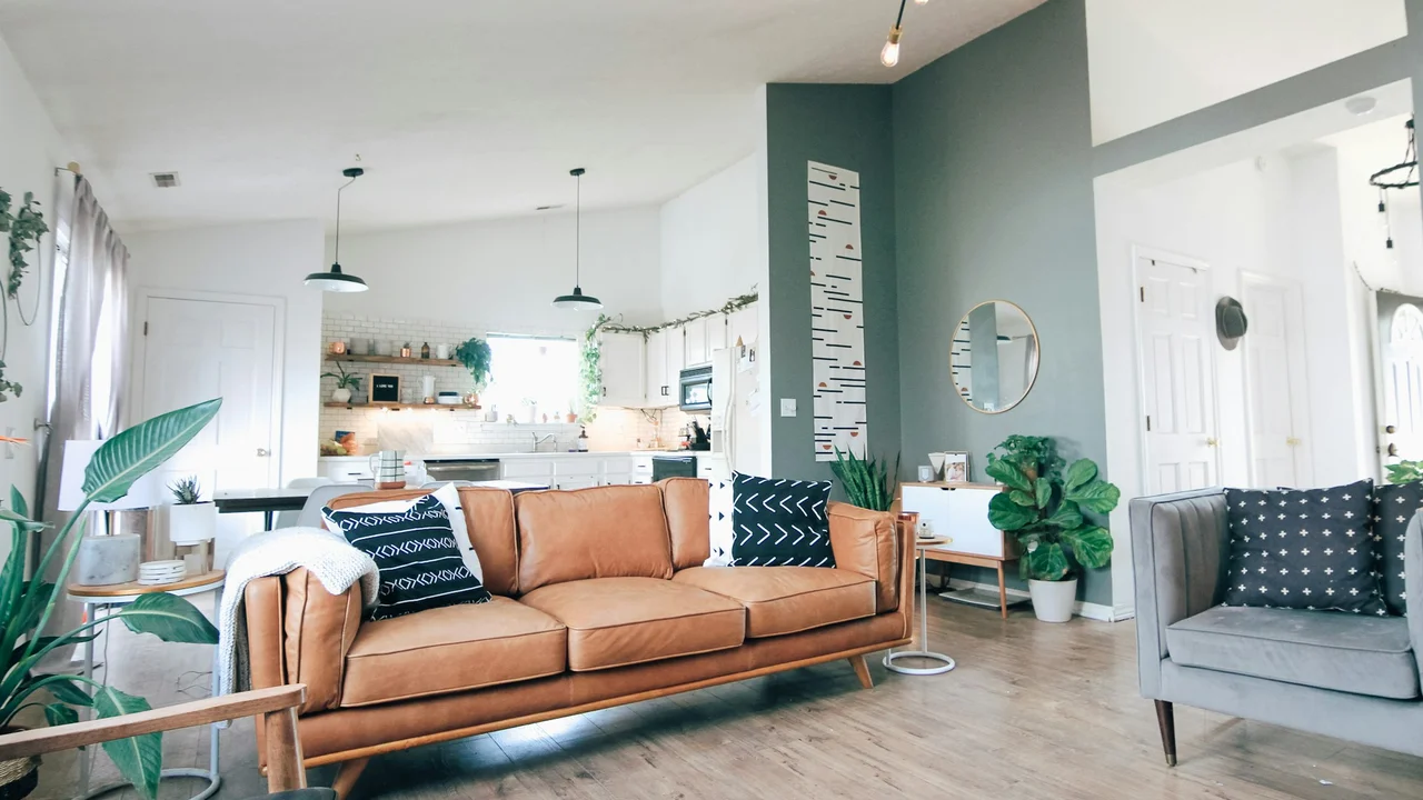 Bright, welcoming living room in a London Ontario home, representing the first-time buyer journey